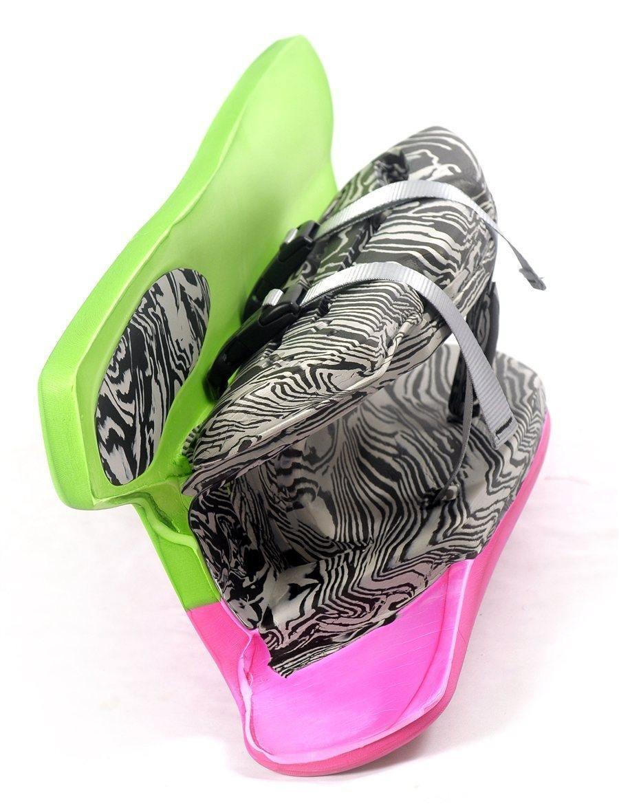 OBO | OBO HI REBOUND Legguards Green Wing/Red | HI REBOUND Legguards Green Wing/Red - Green Wing/Red / Medium | Total Hockey