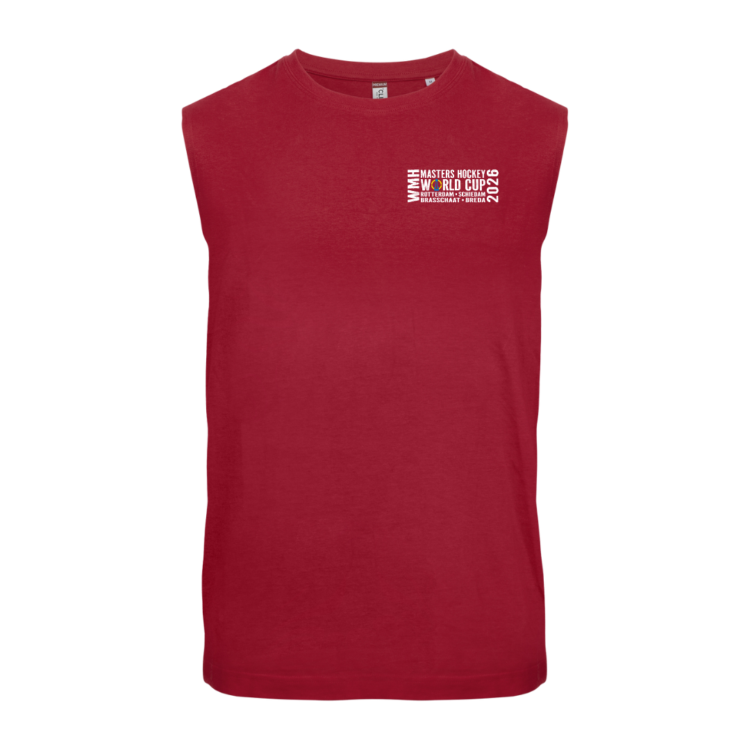 Masters World Cup 2026 Event Sleeveless Red