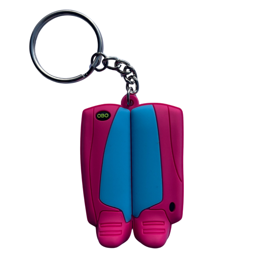 OBO | OBO OBO Key Rings | OBO Key Rings - Pink Wing / Peron | Total Hockey