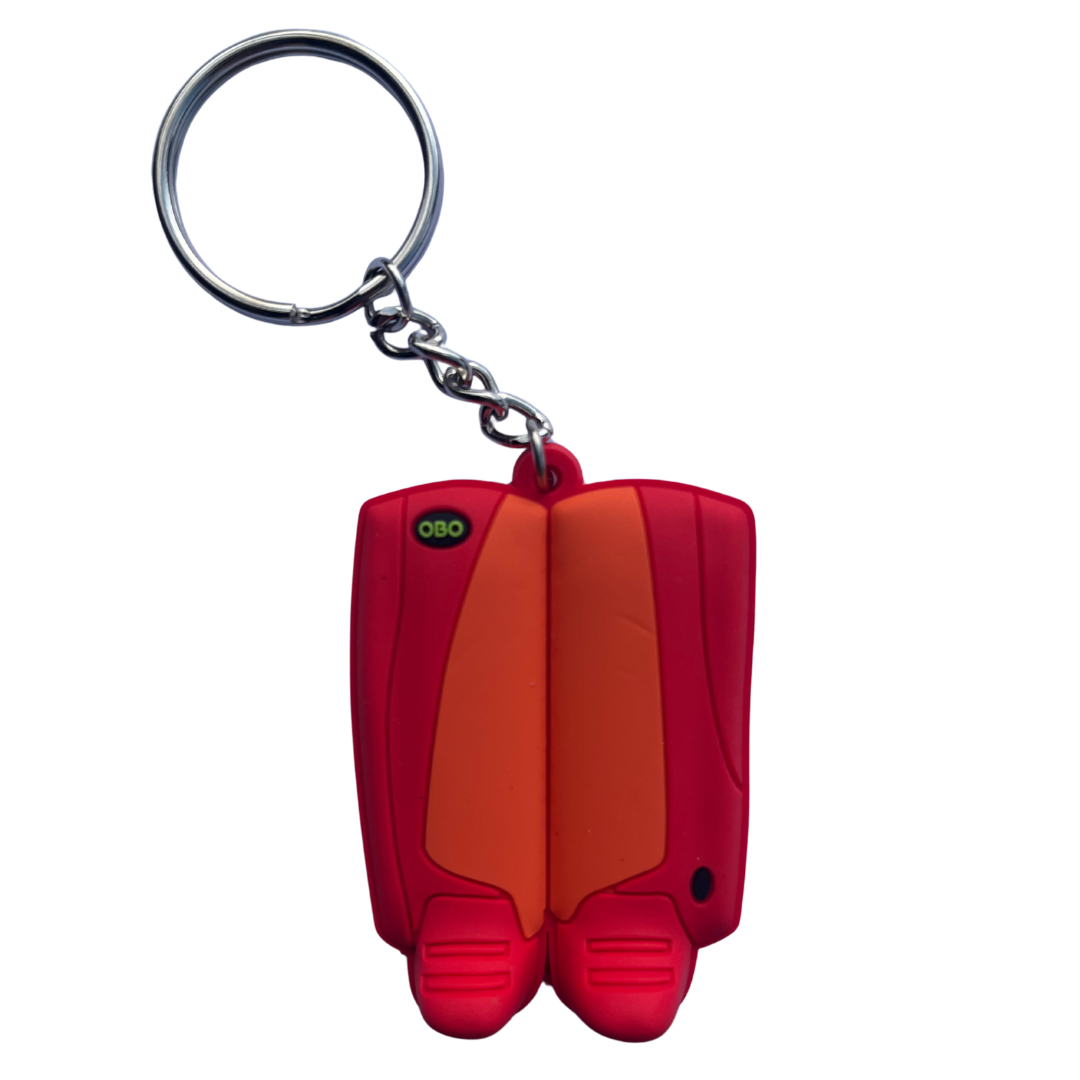 OBO | OBO OBO Key Rings | OBO Key Rings - Red Wing / Orange | Total Hockey