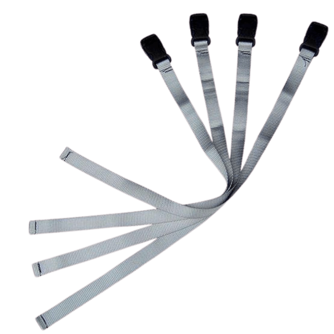 OBO | OBO Legguard Straps | Legguard Straps - Silver / One Set | Total Hockey