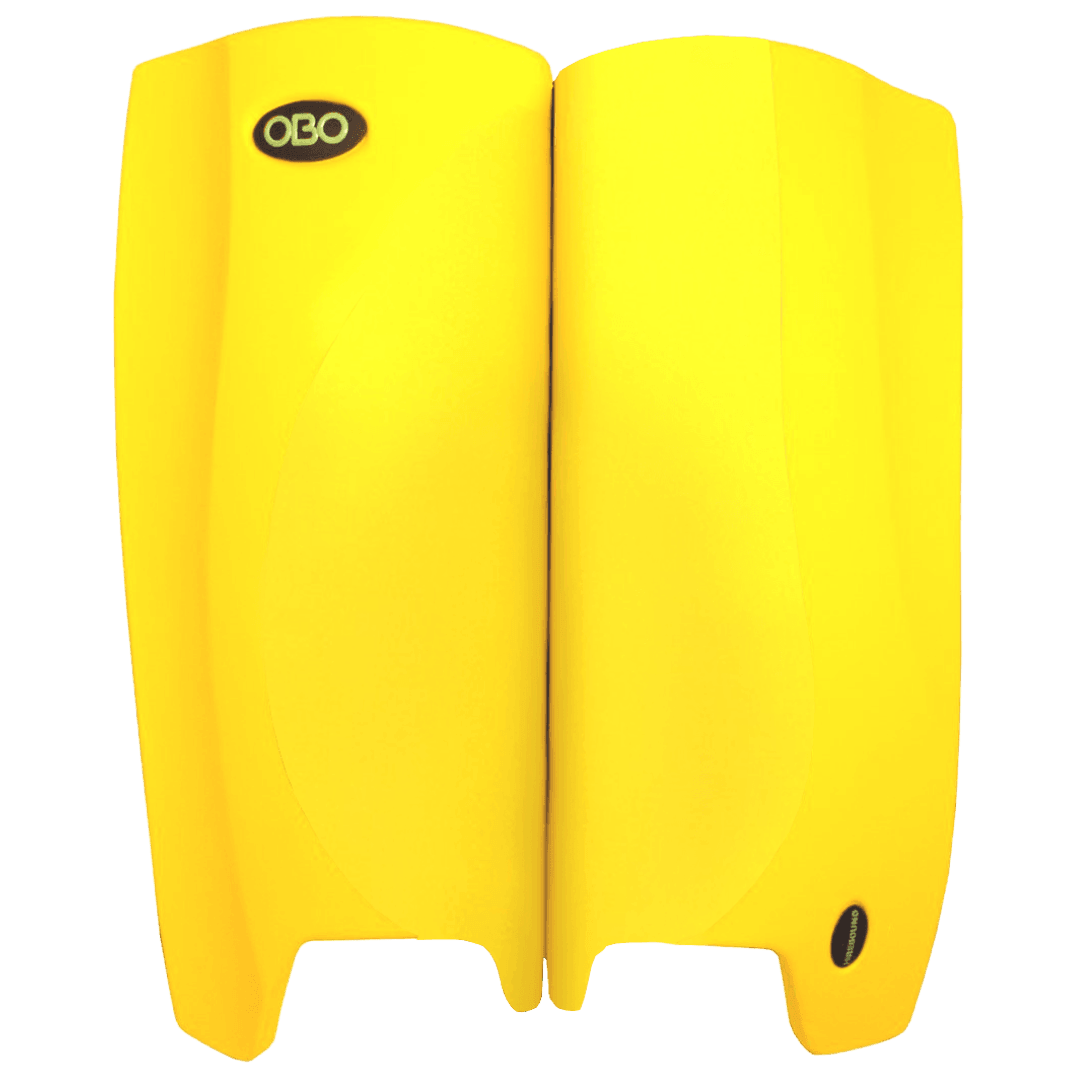 OBO | OBO HI REBOUND Legguards Yellow Wing/Yellow | HI REBOUND Legguards Yellow Wing/Yellow - Medium / Yellow Wing/Yellow | Total Hockey