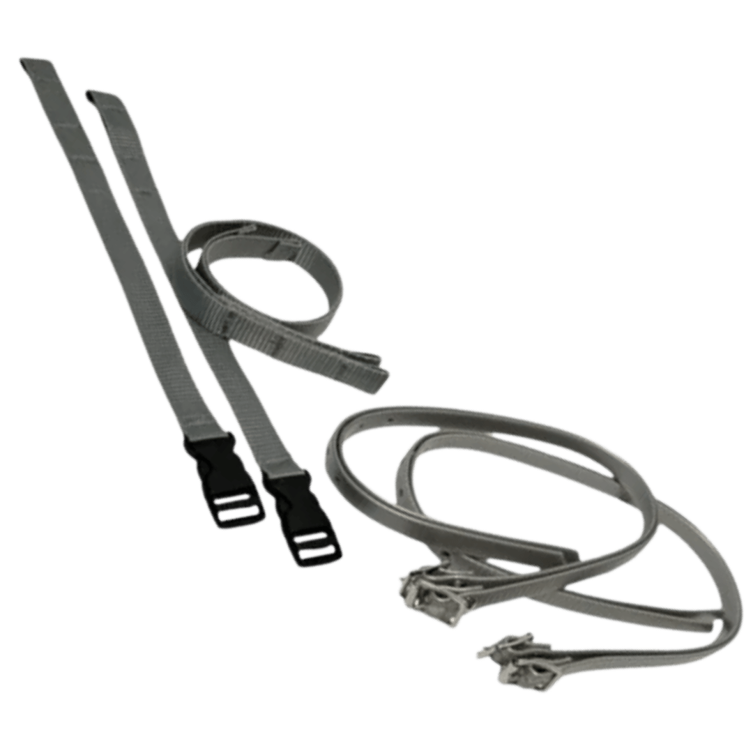 OBO | OBO Full Harness Kicker Straps NEW | Full Harness Kicker Straps NEW - Silver / One Set | Total Hockey