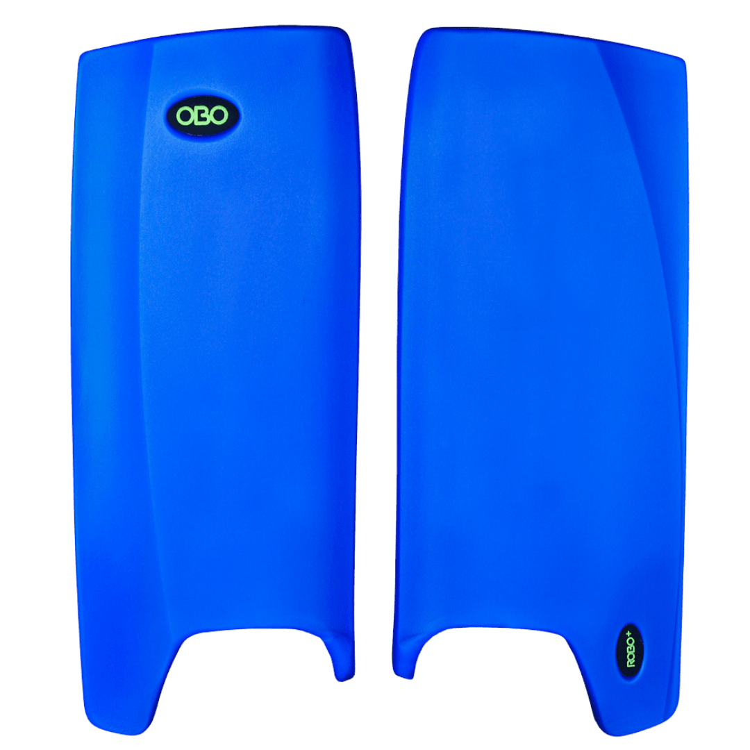 OBO | OBO ROBO PLUS Legguards Blue | ROBO PLUS Legguards Blue - Medium / Blue | Total Hockey