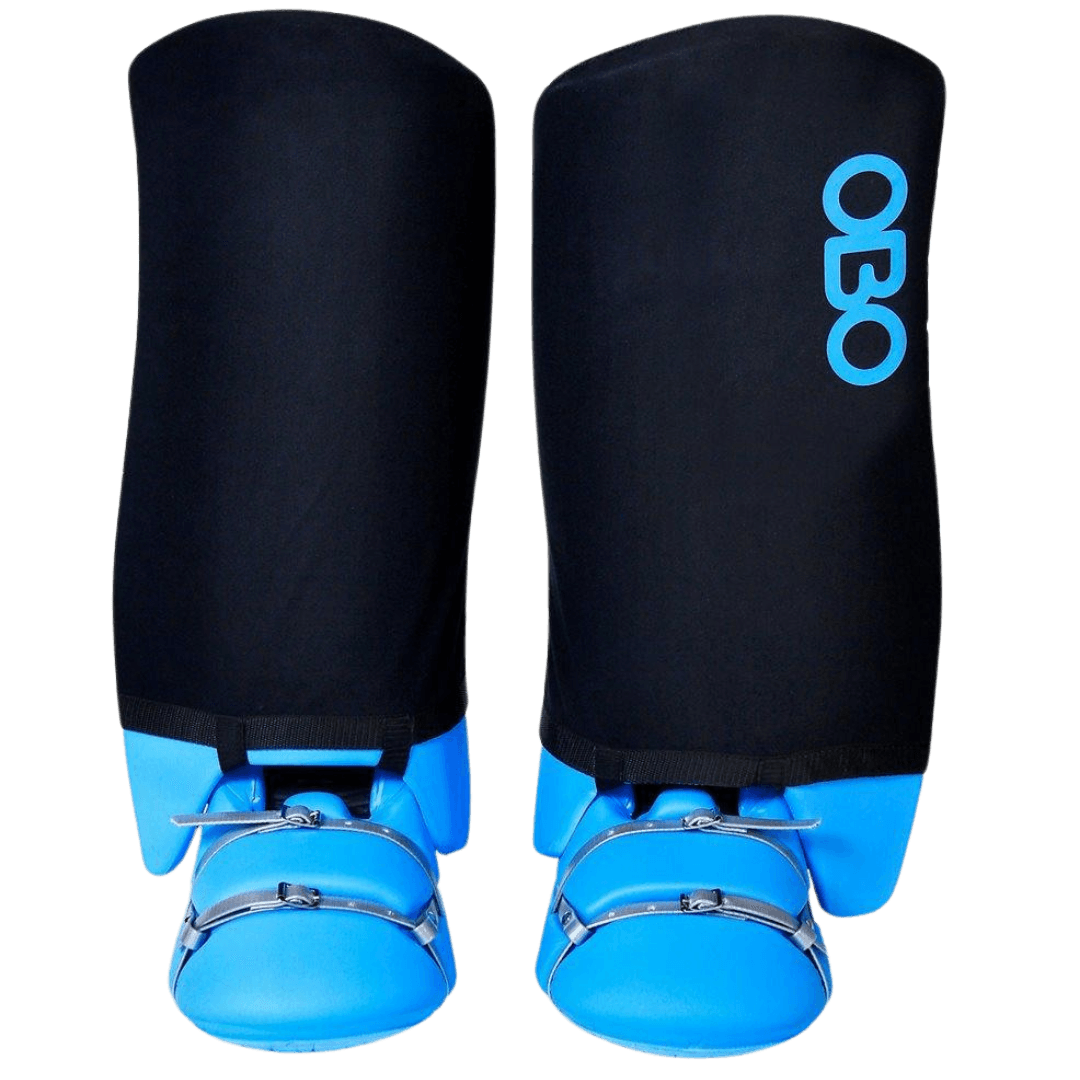 OBO | OBO Slippers - Legguard Cover Black | Slippers - Legguard Cover Black - Black / Small | Total Hockey