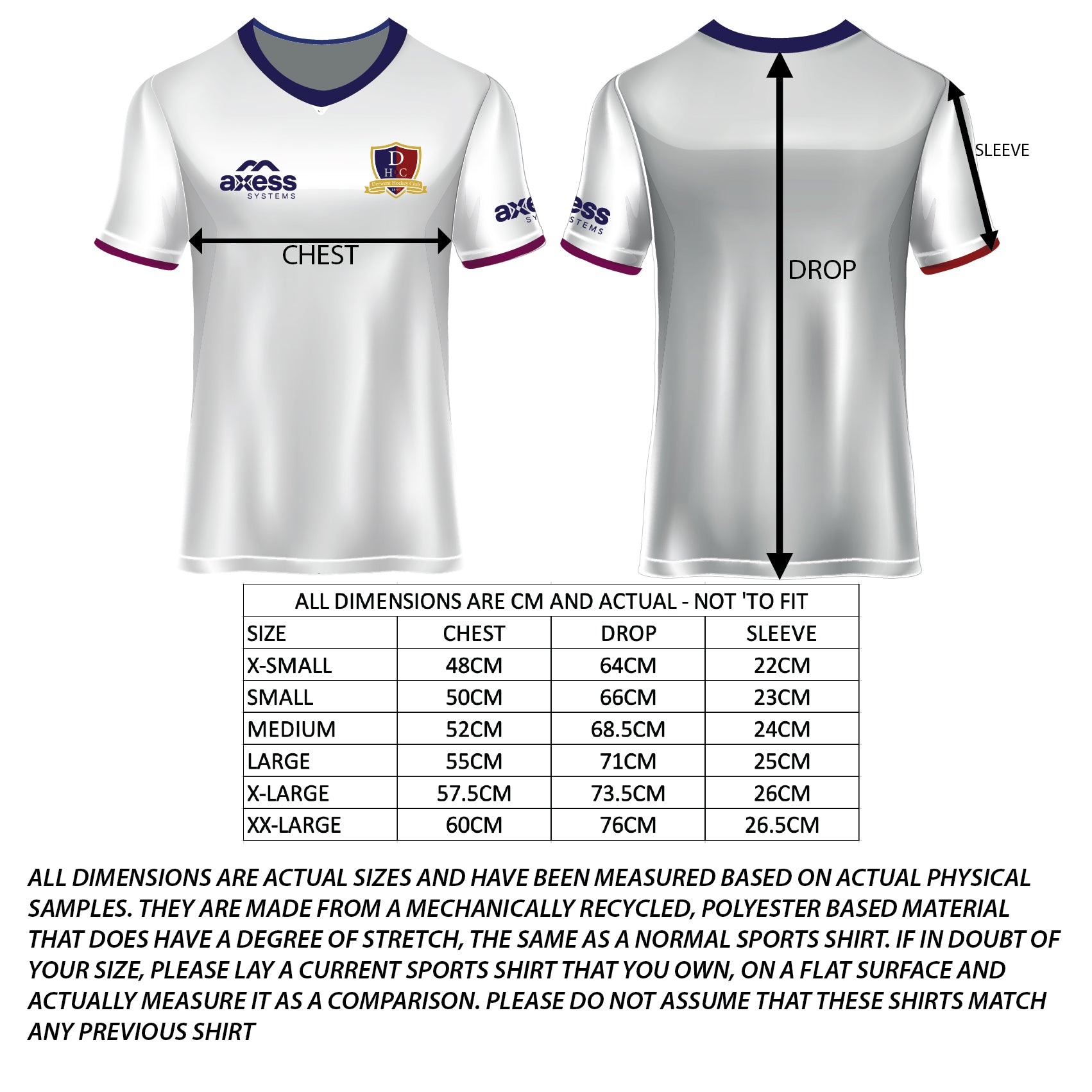 Derwent HC Men's Home Playing Shirt