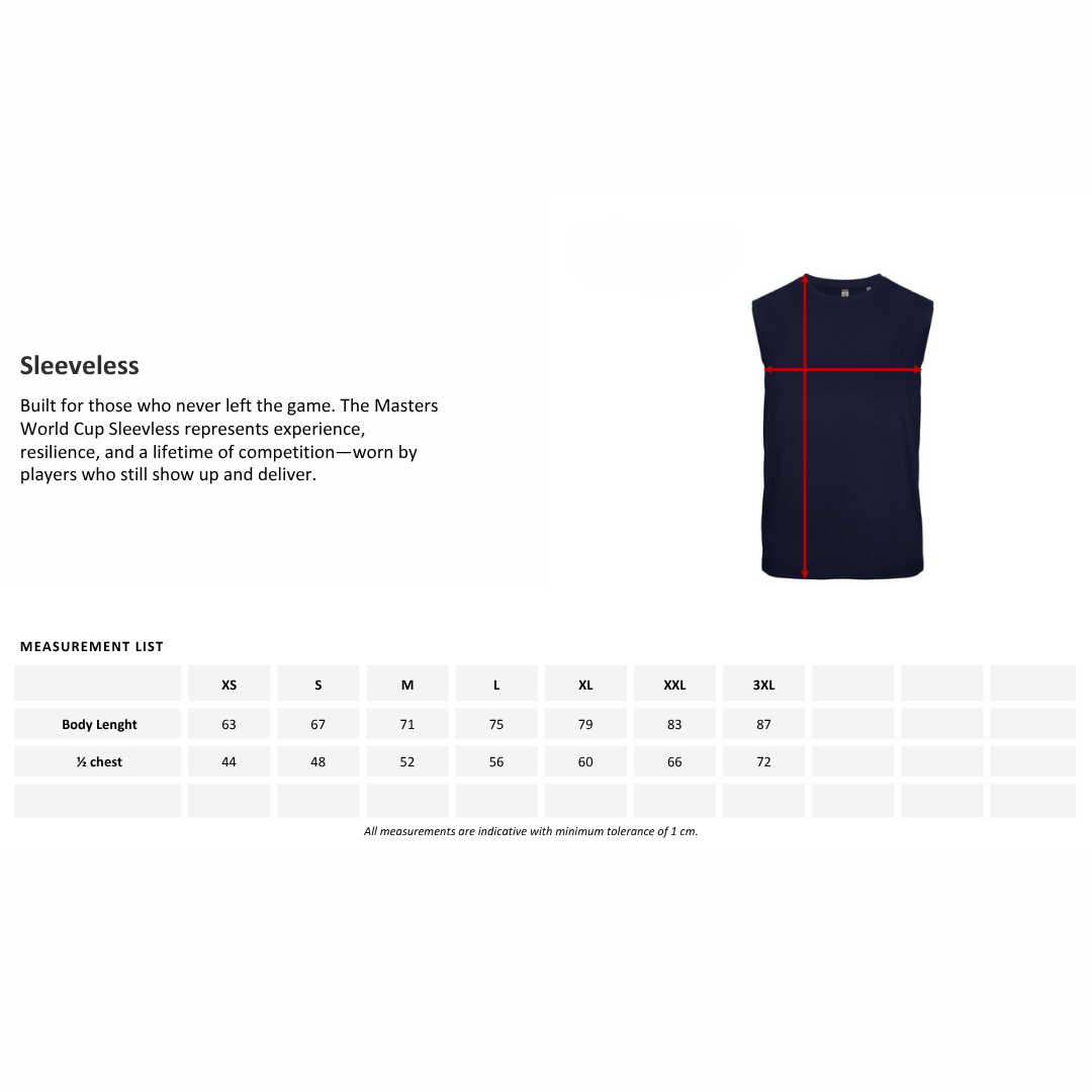 Masters World Cup 2026 NSC Event Sleeveless Black