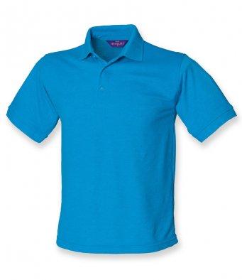 Henbury Heavy Poly/Cotton Pique Polo Shirt | The Hockey Centre