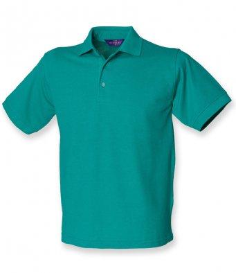 Henbury Heavy Poly/Cotton Pique Polo Shirt | The Hockey Centre