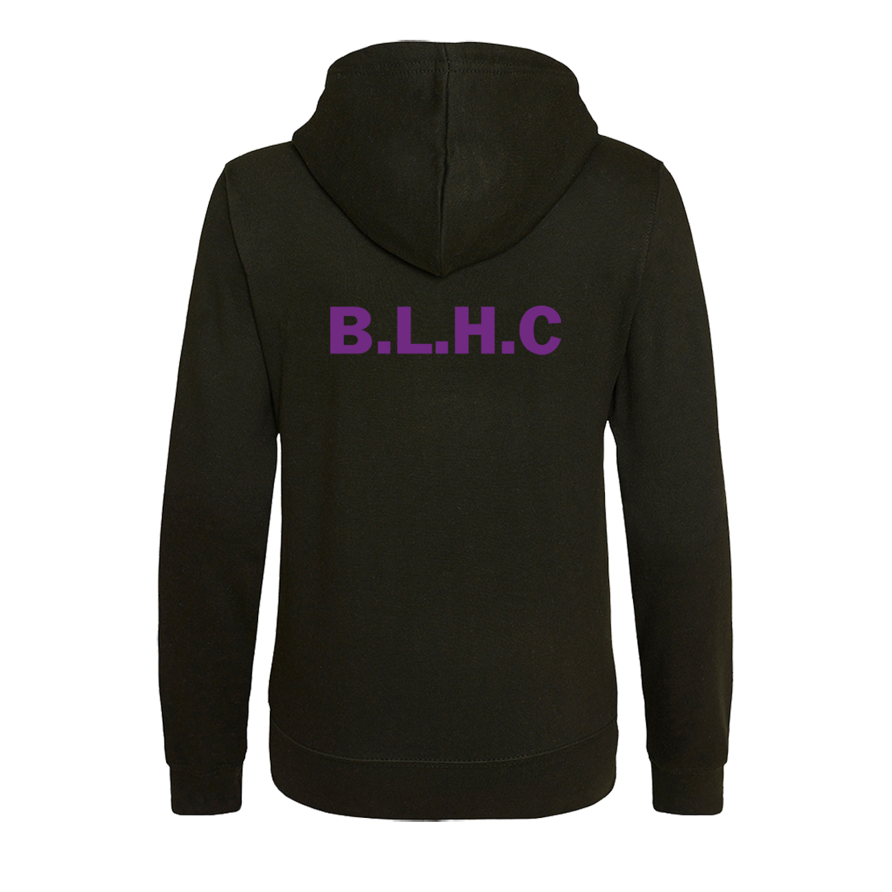 BLHC Black Unisex Zipped Hoodie