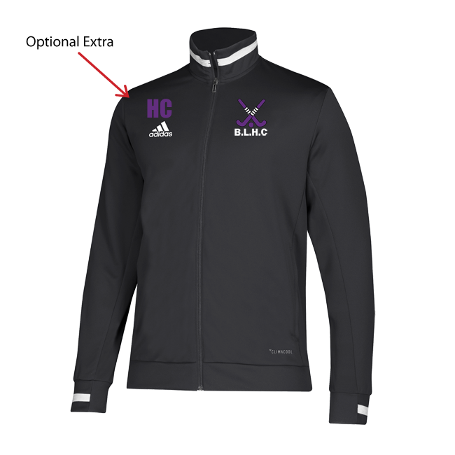 BLHC Black Mens Adidas T19 Track Jacket