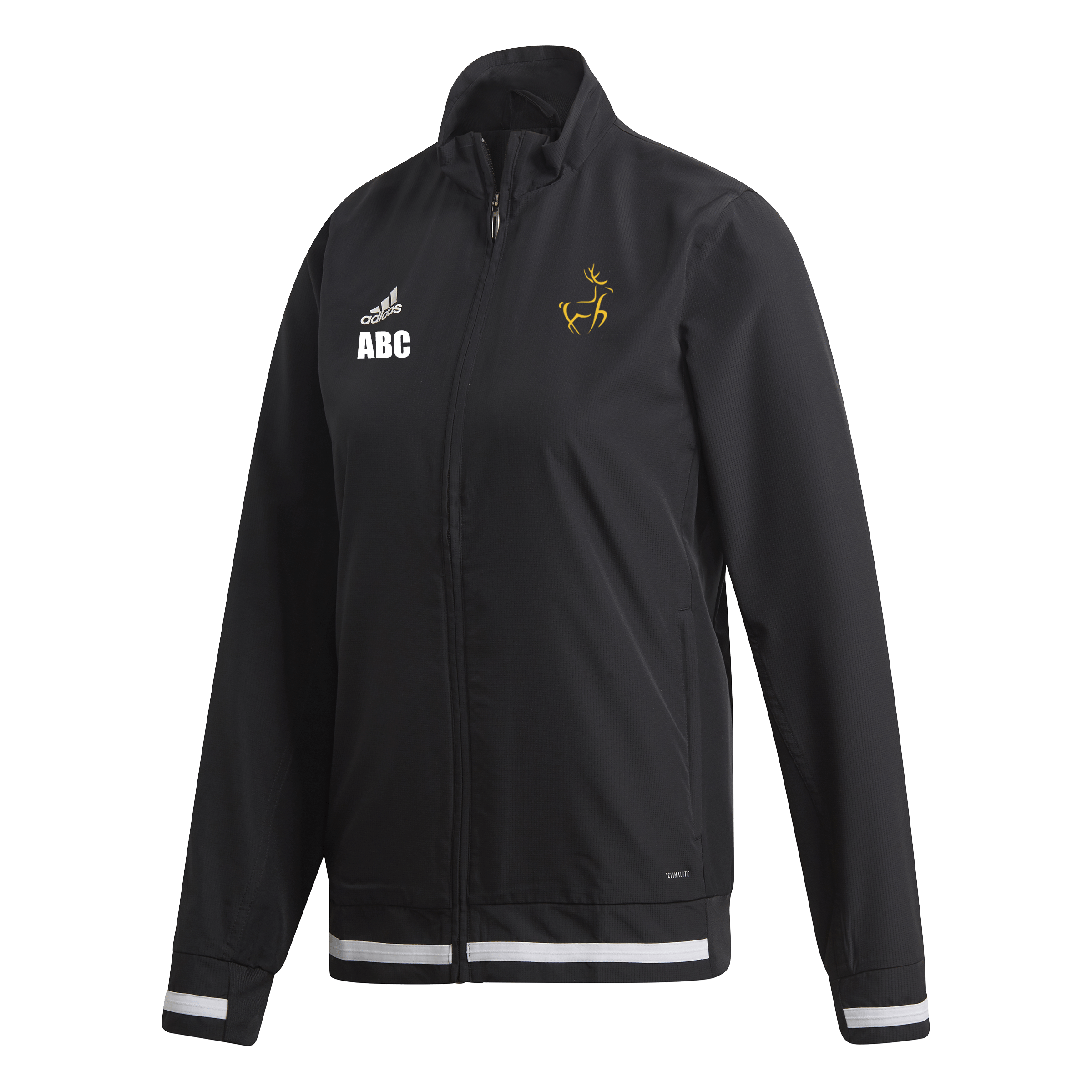 FEHC Adidas T-19 BLACK Track top | The Hockey Centre