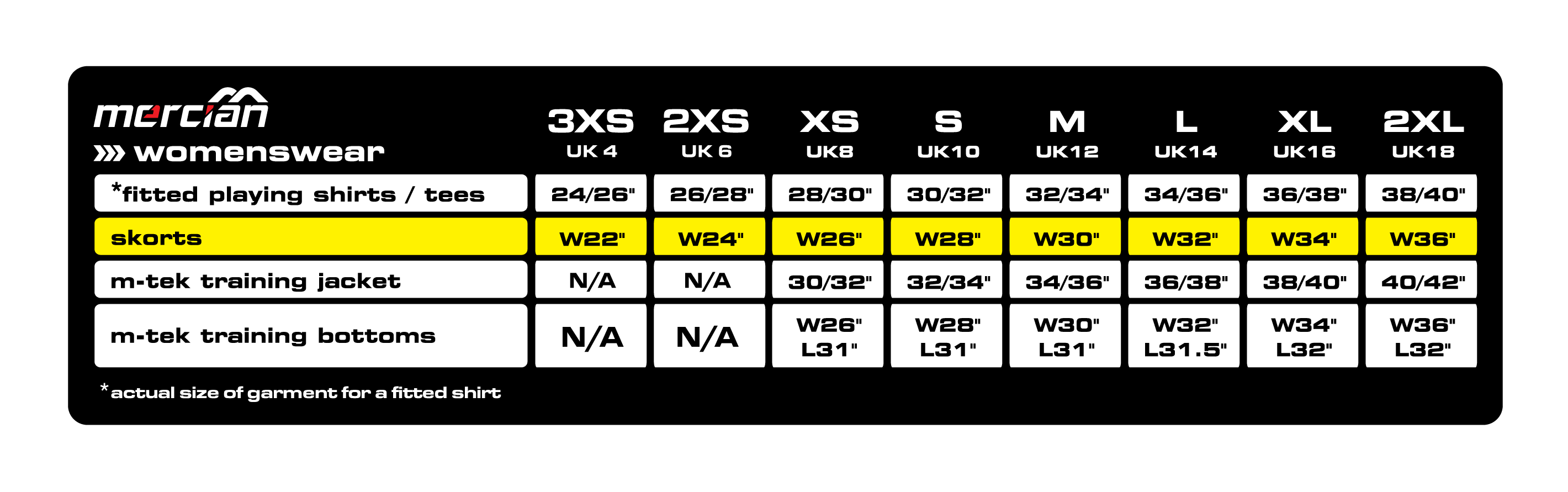 Surrey HA Playing Skort