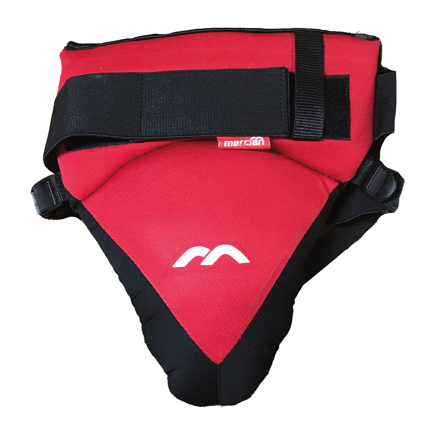 Evolution 1 Abdominal Guard Male Black/Red