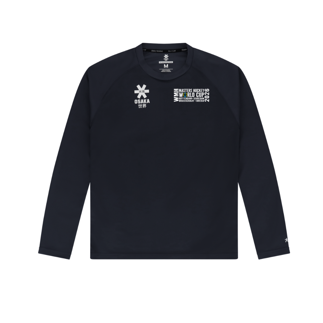 Masters World Cup 2026 OSAKA Mens Training Long Sleeve Black