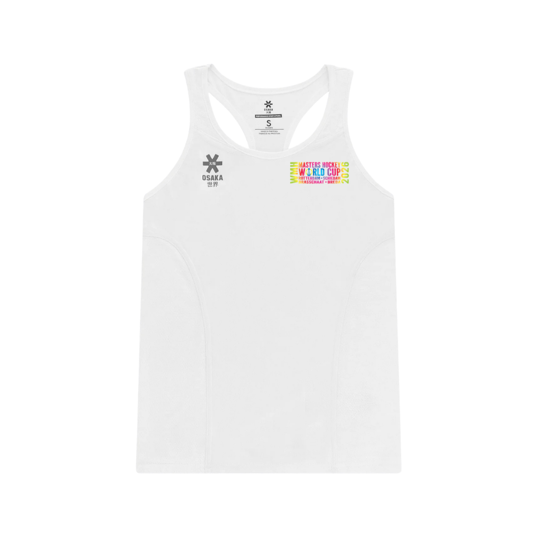 Masters World Cup 2026 OSAKA Ladies Singlet White