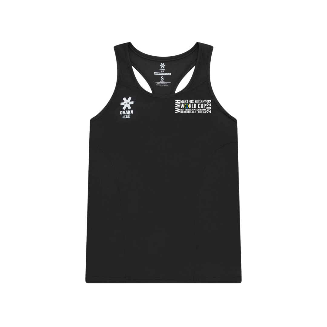 Masters World Cup 2026 OSAKA Ladies Singlet Black
