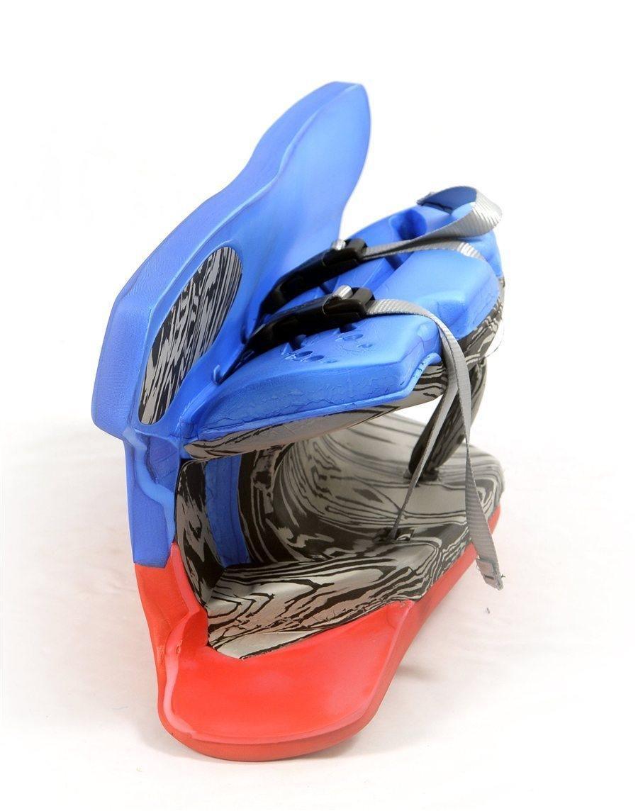 OBO | OBO HI REBOUND Legguards Red Wing/Yellow | HI REBOUND Legguards Red Wing/Yellow - Medium / Red Wing/Yellow | Total Hockey