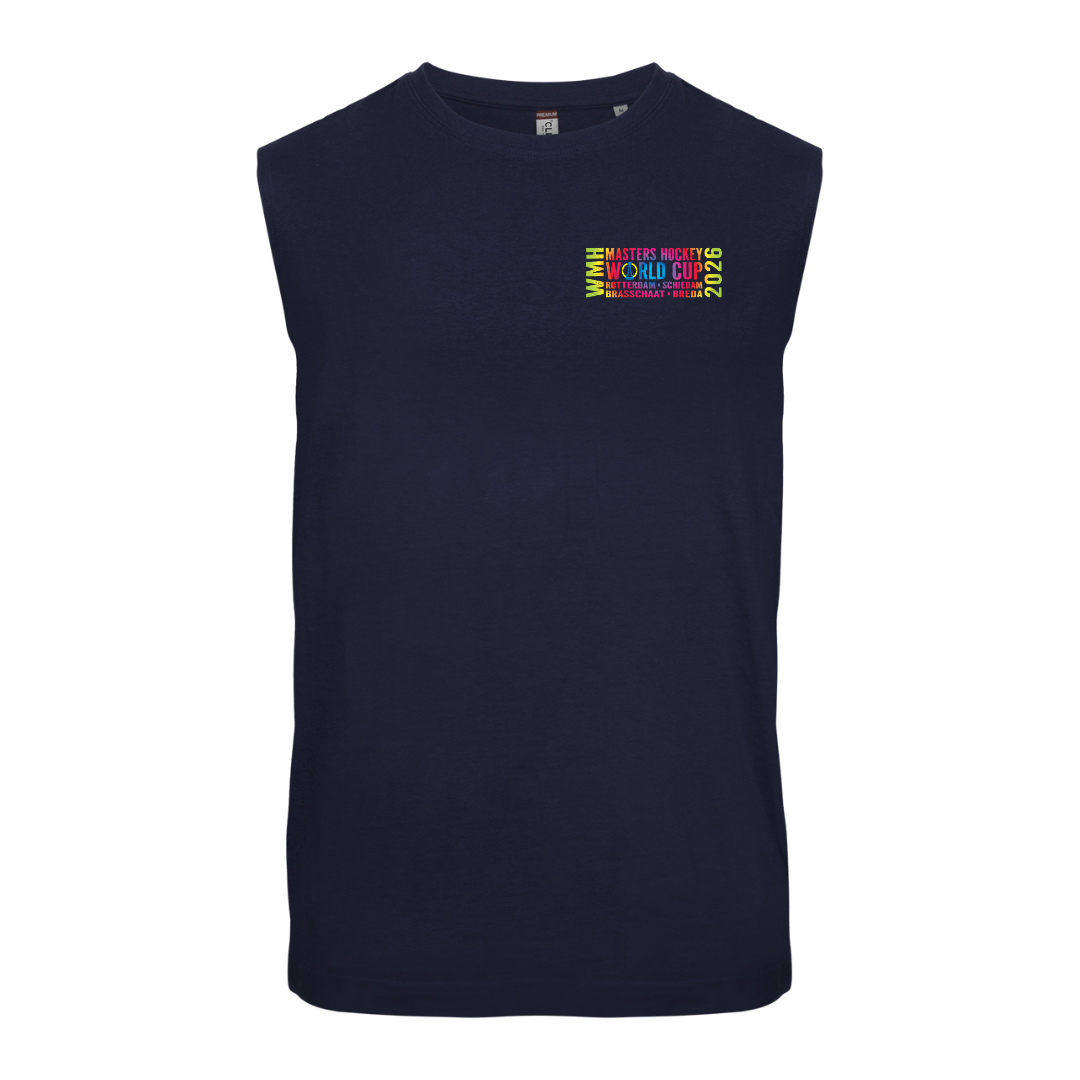 Masters World Cup 2026 Event Sleeveless Navy