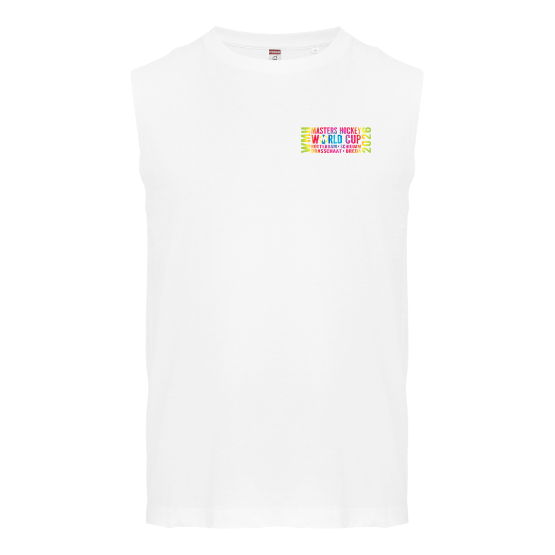 Masters World Cup 2026 Event Sleeveless White