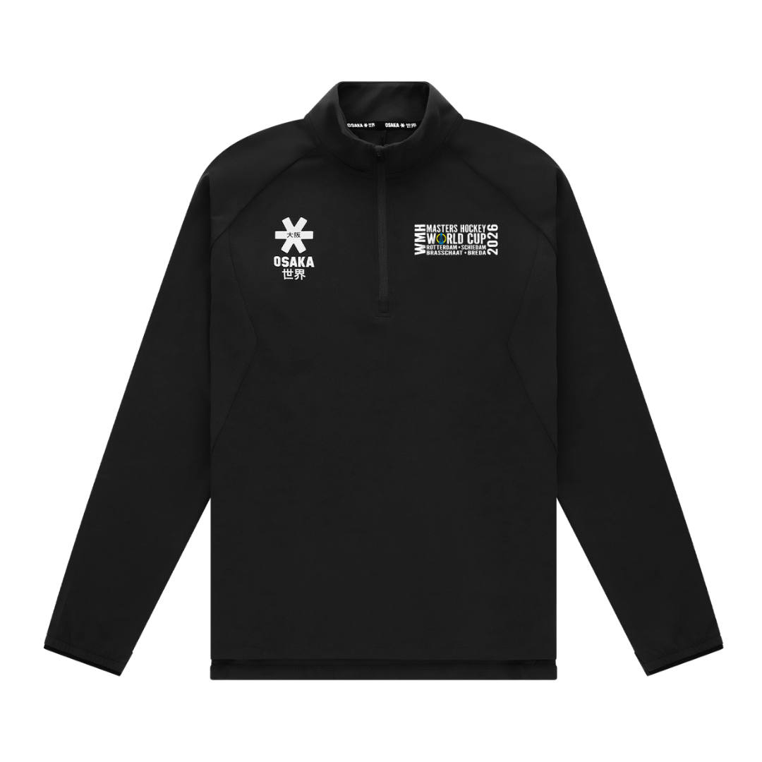 Masters World Cup 2026 OSAKA Mens Half Zip Black