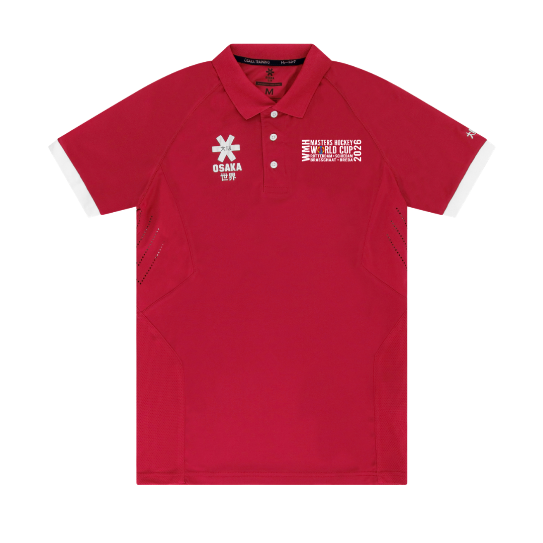 Masters World Cup 2026 OSAKA Mens Polo Red