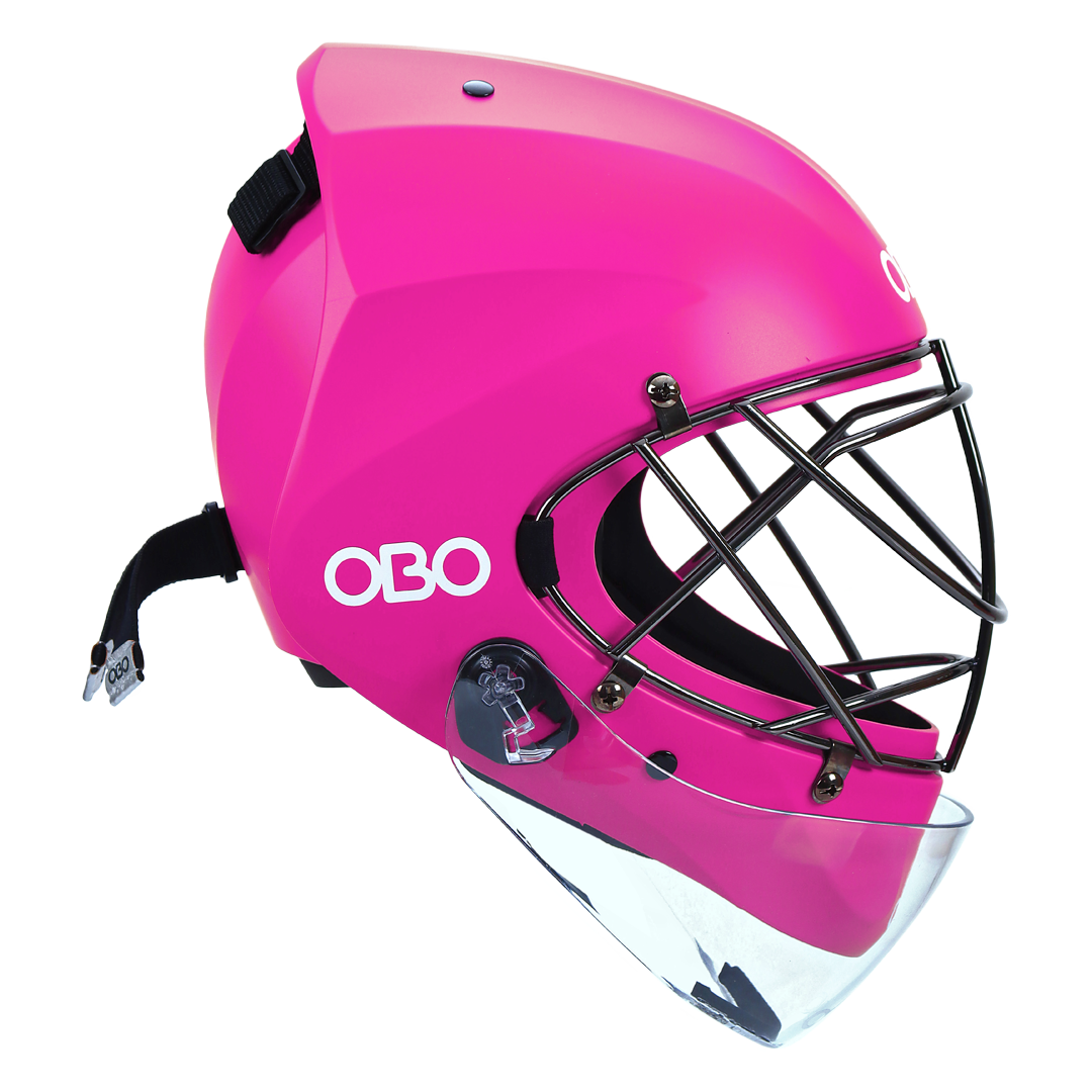 ABS Helmet Pink with Throat Guard