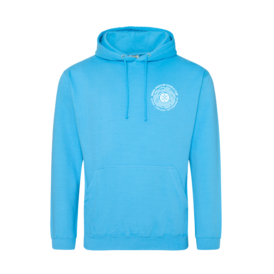 Indoor World Cup 24 - AWDis Cool Hoody Front Logo