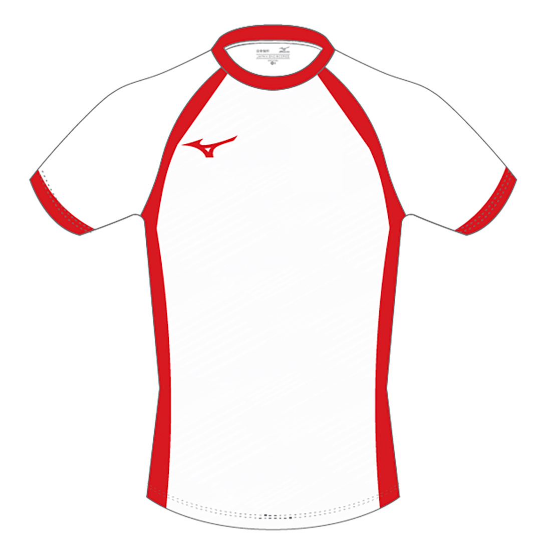Sub-Tech Tee Male - White/Red