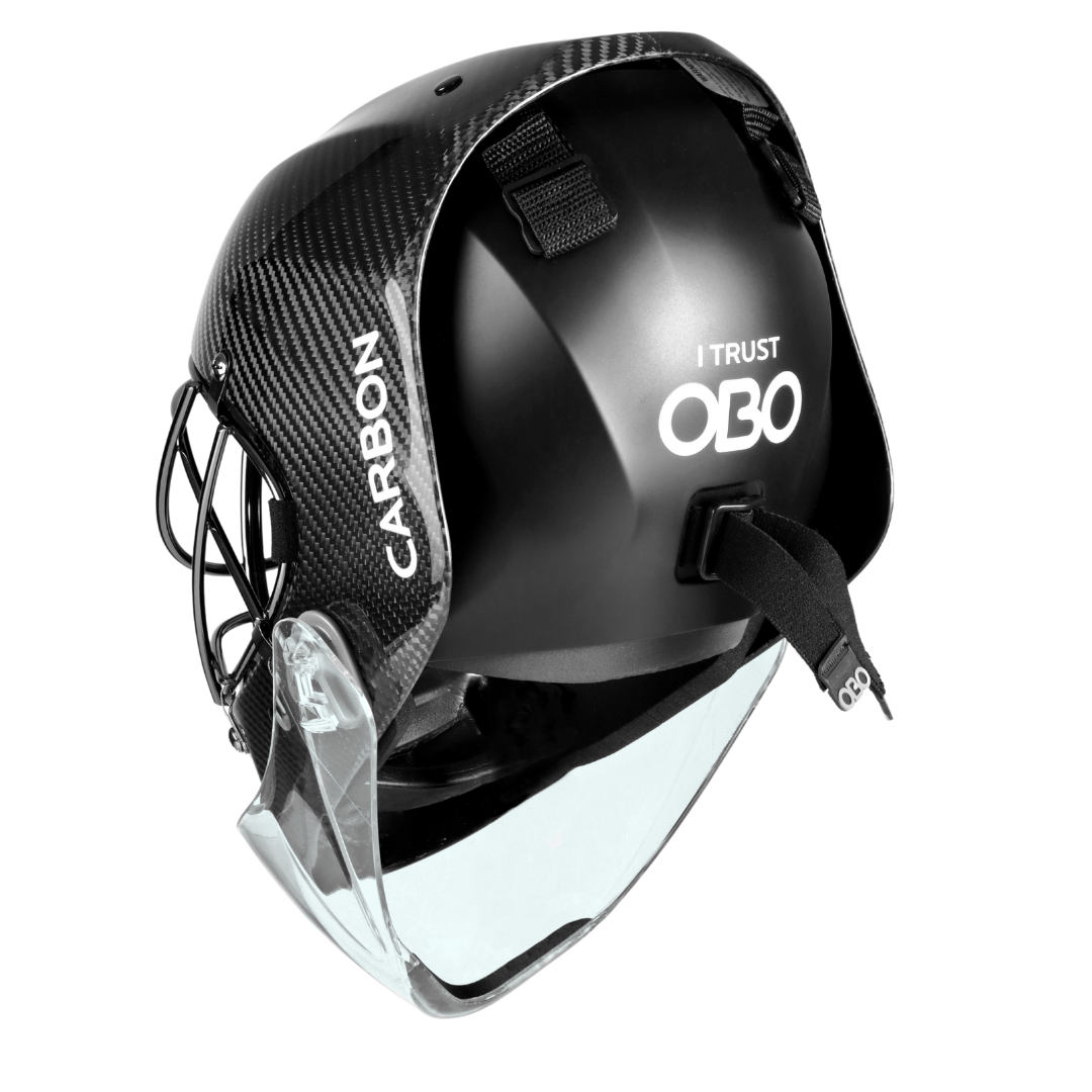 CARBON Helmet BLACK with Throat Guard