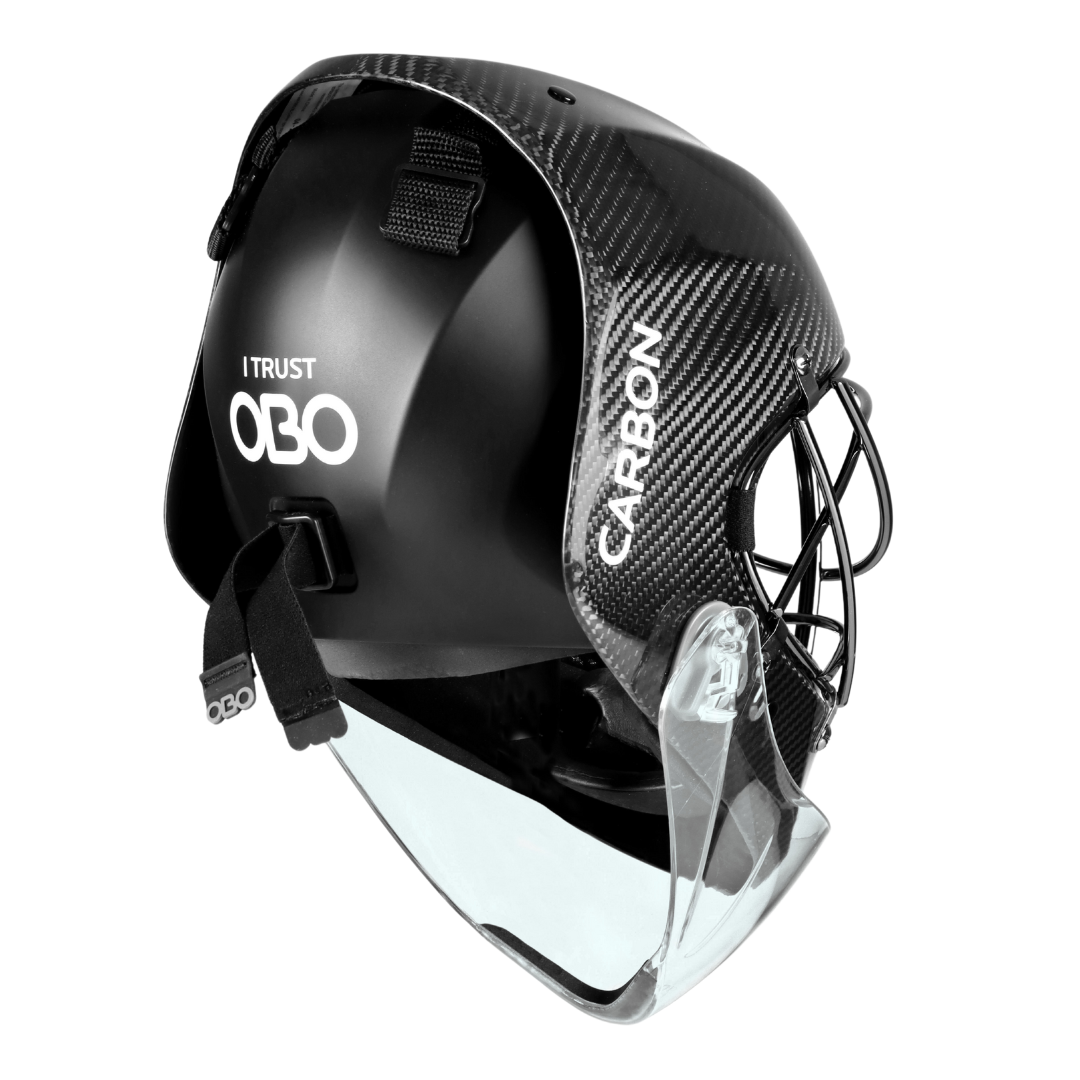 CARBON Helmet BLACK with Throat Guard