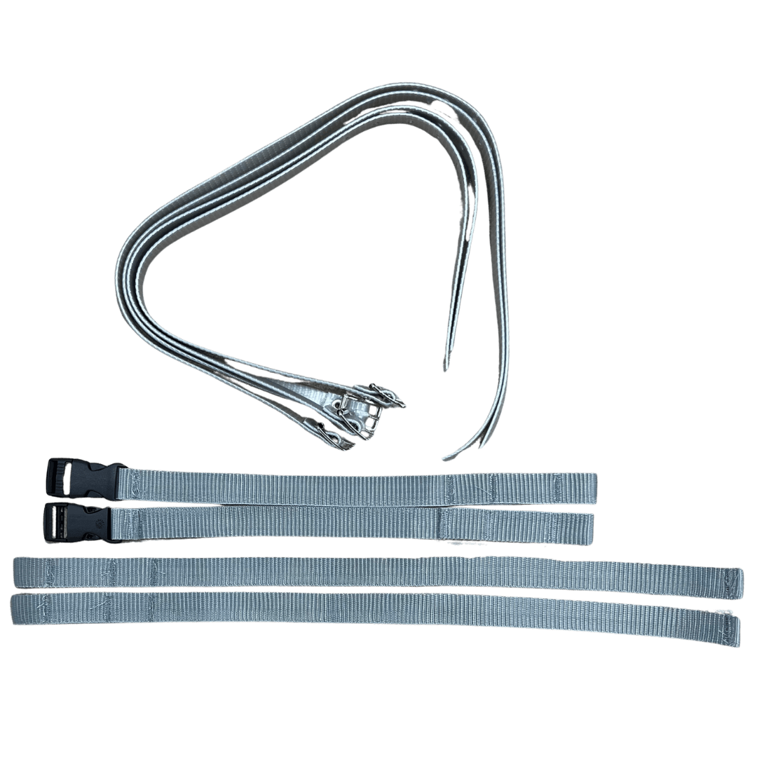 OBO | OBO Full Harness Kicker Straps NEW | Full Harness Kicker Straps NEW - Silver / One Set | Total Hockey
