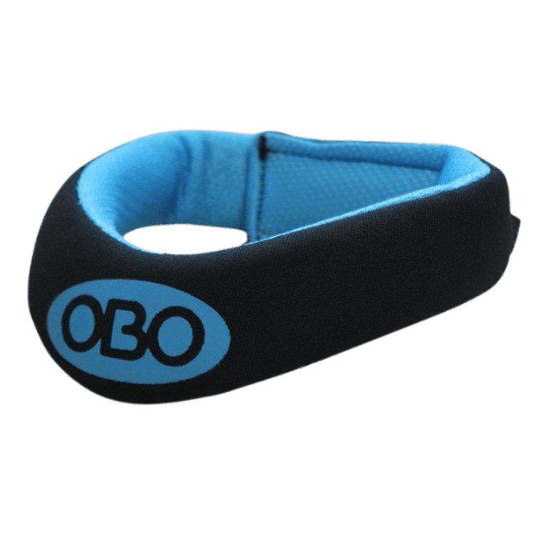 OBO | OBO Junior Throat Guard | Junior Throat Guard - Black/Peron / One Size | Total Hockey