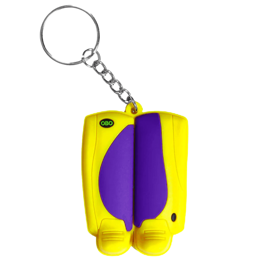 OBO | OBO OBO Key Rings | OBO Key Rings - Yellow Wing / Purple | Total Hockey