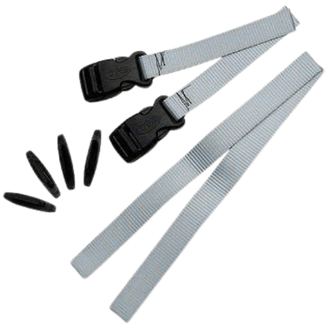 OBO | OBO Rear Kicker Straps | Rear Kicker Straps - Silver / 1 Set | Total Hockey