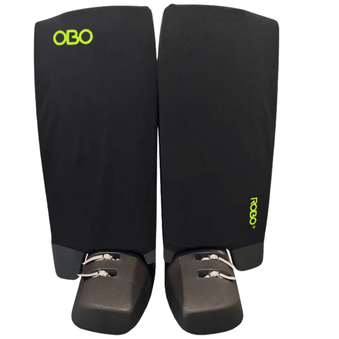 OBO | OBO Slippers PLUS - Legguard Cover Black | Slippers PLUS - Legguard Cover Black - Black / Medium | Total Hockey