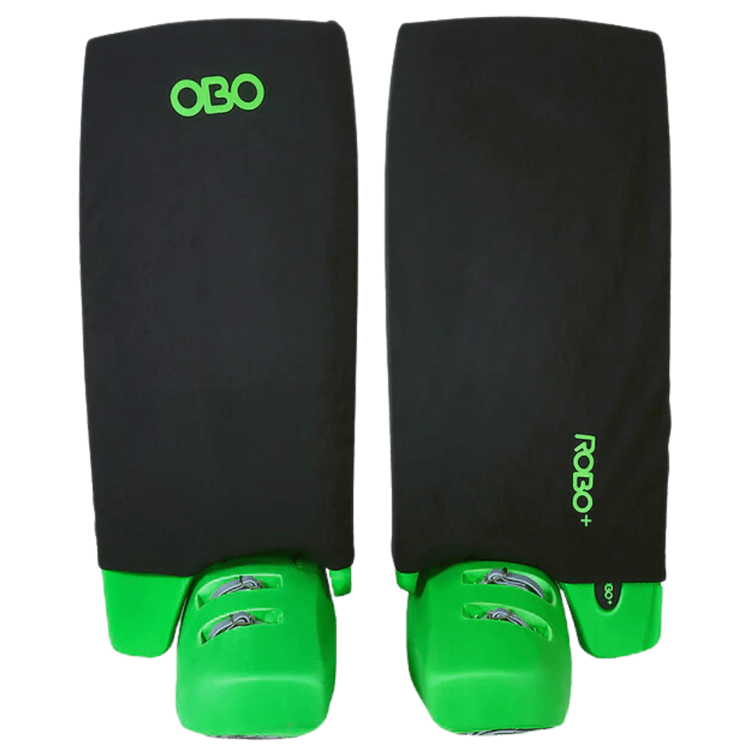 OBO | OBO Slippers PLUS - Legguard Cover Black | Slippers PLUS - Legguard Cover Black - Black / Medium | Total Hockey