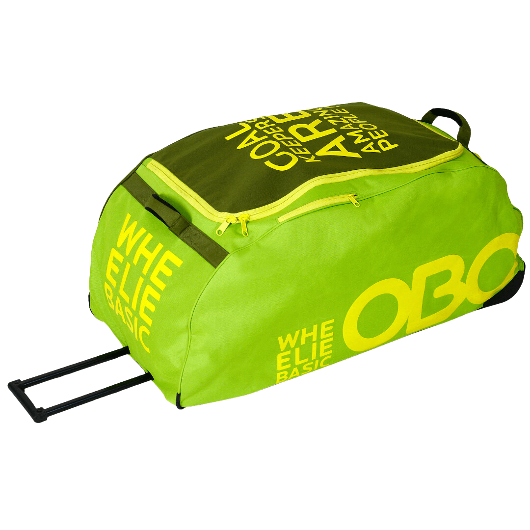 OBO | OBO Basic Wheelie Bag Green/Lime | Basic Wheelie Bag Green/Lime - Green/Lime | Total Hockey