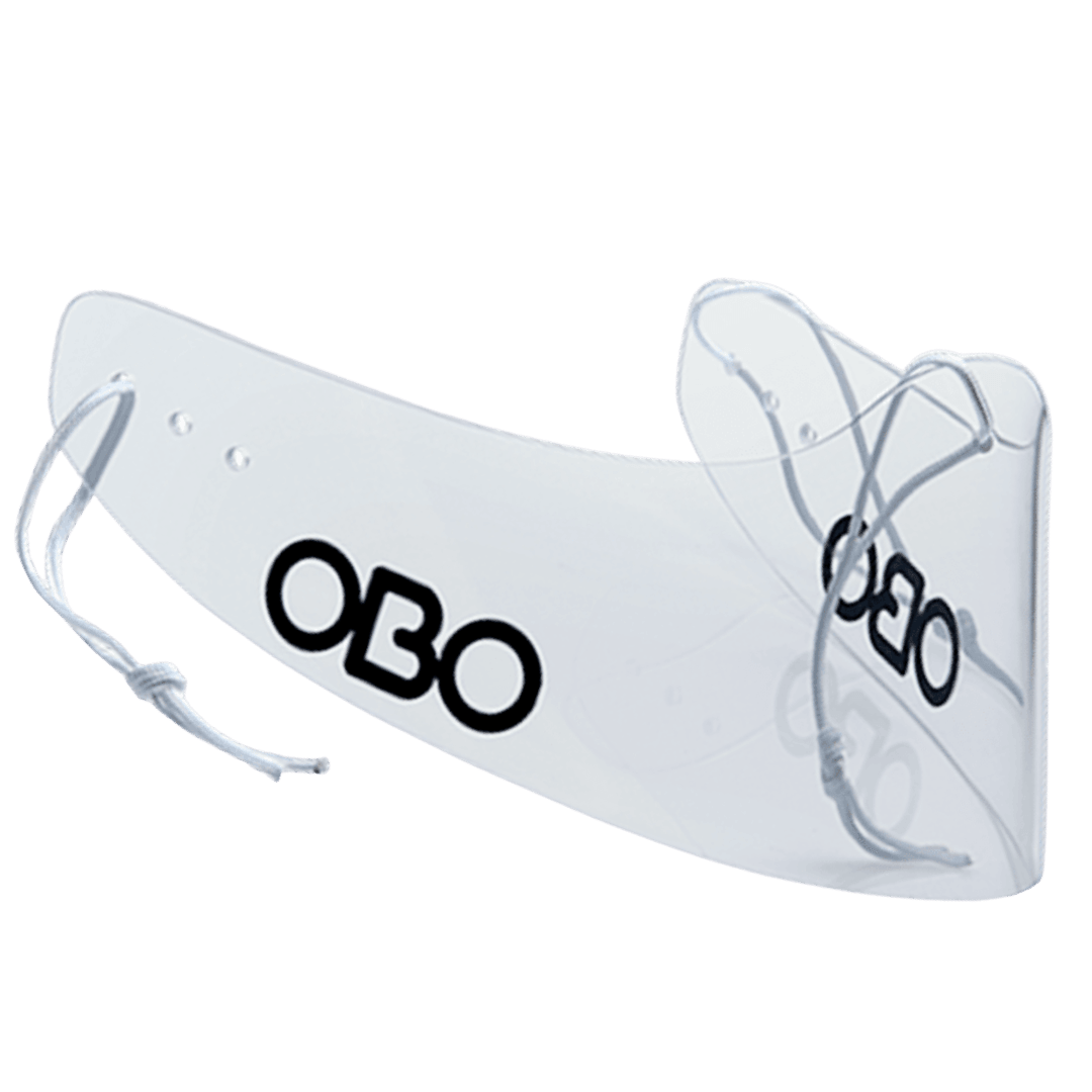 OBO | OBO GTP3 Throat Protector | GTP3 Throat Protector - Clear | Total Hockey