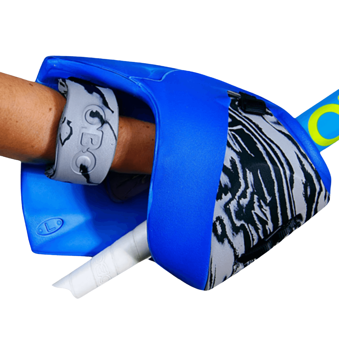 OBO | OBO ROBO PLUS Hand Protector Right Blue | ROBO PLUS Hand Protector Right Blue - Blue / Medium | Total Hockey