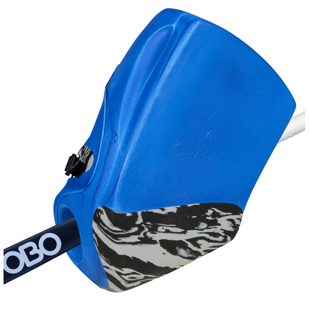 OBO | OBO ROBO PLUS Hand Protector Right Blue | ROBO PLUS Hand Protector Right Blue - Blue / Medium | Total Hockey