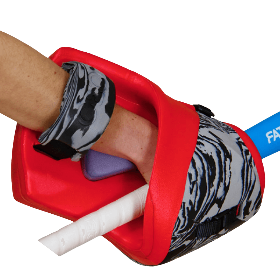 OBO | OBO ROBO PLUS Hand Protector Right Red | ROBO PLUS Hand Protector Right Red - Red / Medium | Total Hockey