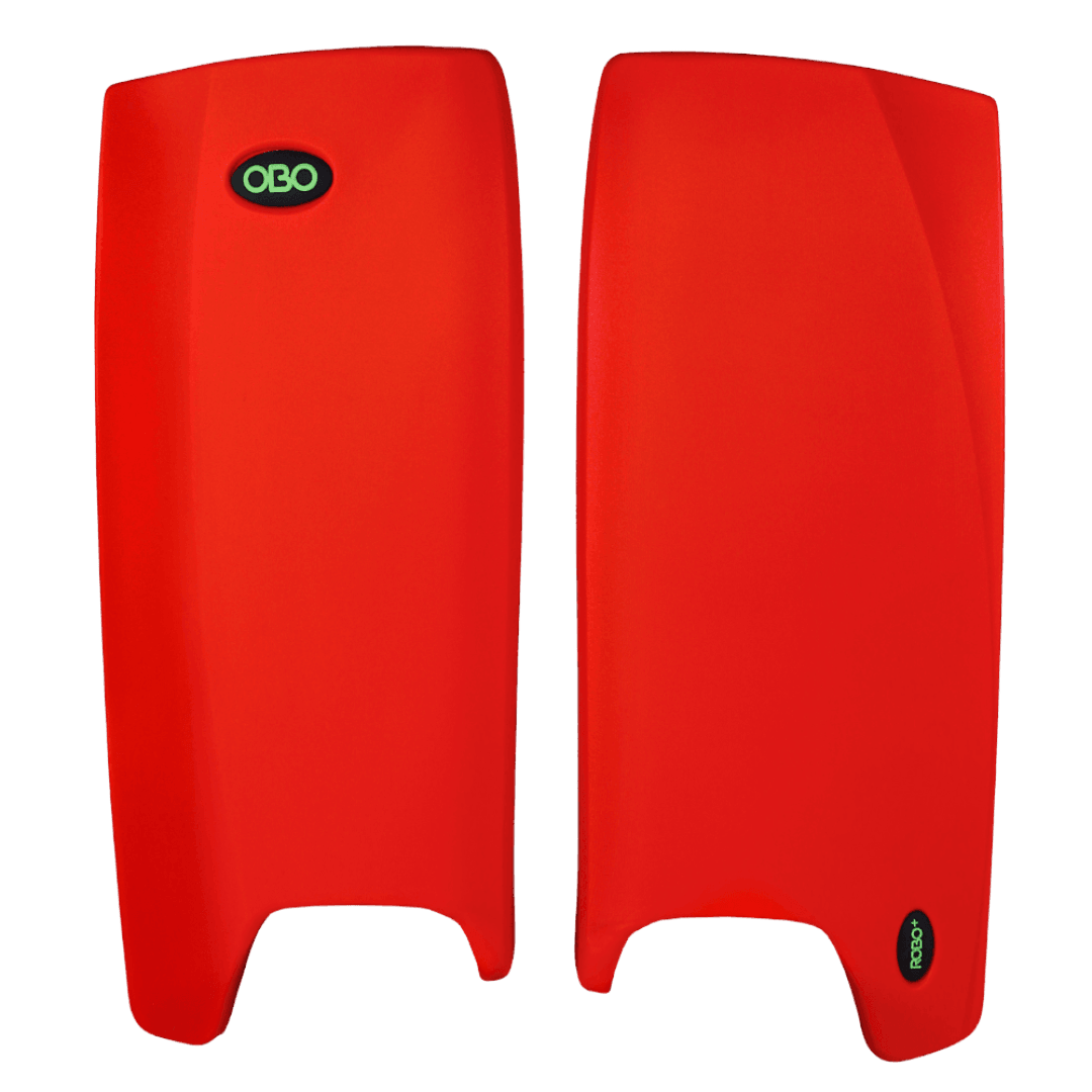 OBO | OBO ROBO PLUS Legguards Red | ROBO PLUS Legguards Red - Medium / Red | Total Hockey