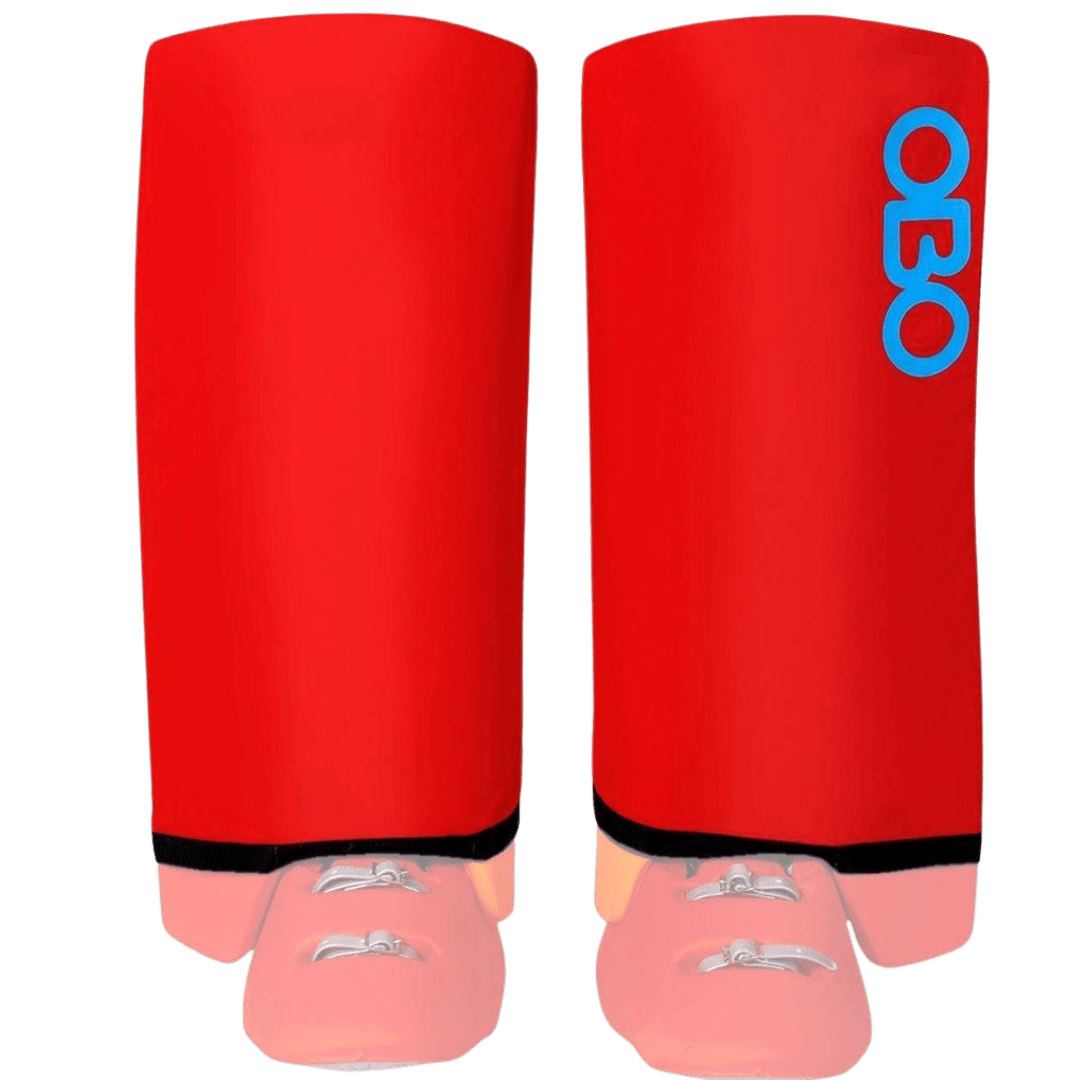 OBO | OBO Slippers - Legguard Cover Red | Slippers - Legguard Cover Red - Red / Small | Total Hockey