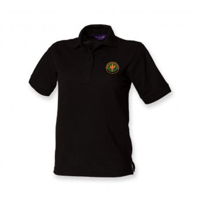 BFS Women's Black Polo Shirt | The Hockey Centre