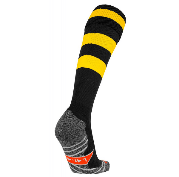 Black & Yellow hoops Original Sock | The Hockey Centre