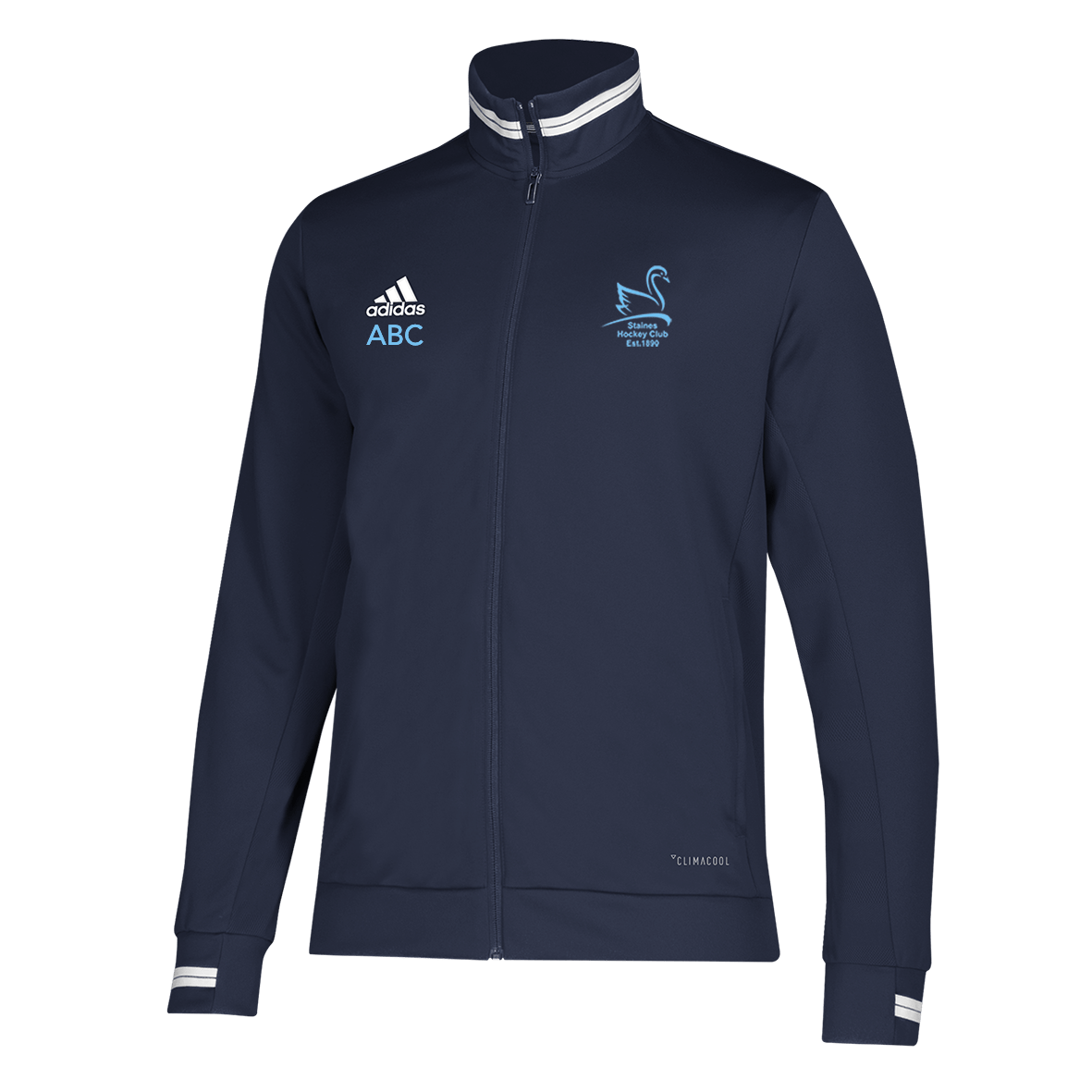 Staines HC Adidas T-19 Navy Track top | The Hockey Centre