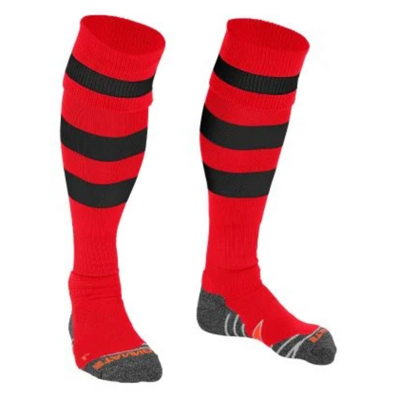 Original Sock Red & Black Hoops