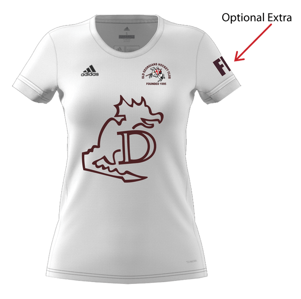 OGHC T19 Womens Adidas T-shirt - White | The Hockey Centre